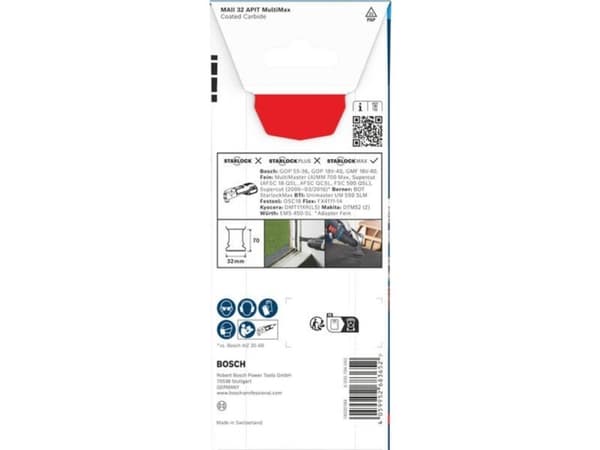 Bosch tilbehør 2608902076 karbid MultiTool sagblader 1 stk