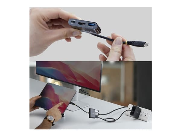 Startech - Dokkingstasjon - USB-C - HDMI - 140 watt