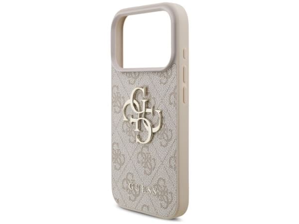 Guess 4G Big Logo-deksel til iPhone 17 Pro - rosa