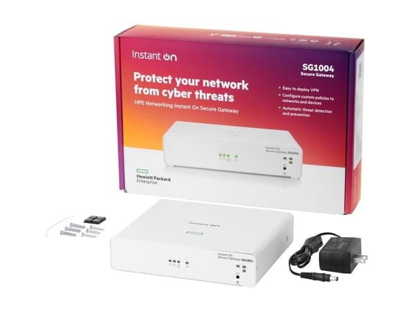 HPE Networking Instant On SG1004 - Gateway - sikker - 4 porter - 1GbE