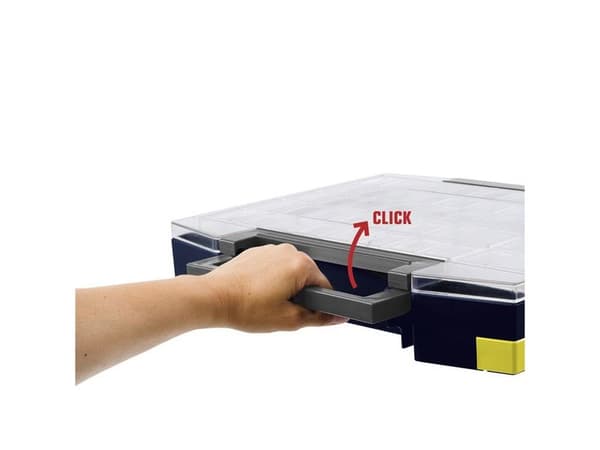 raaco Boxxser 55 5x5-15, Polykarbonat, 928 g, Blå