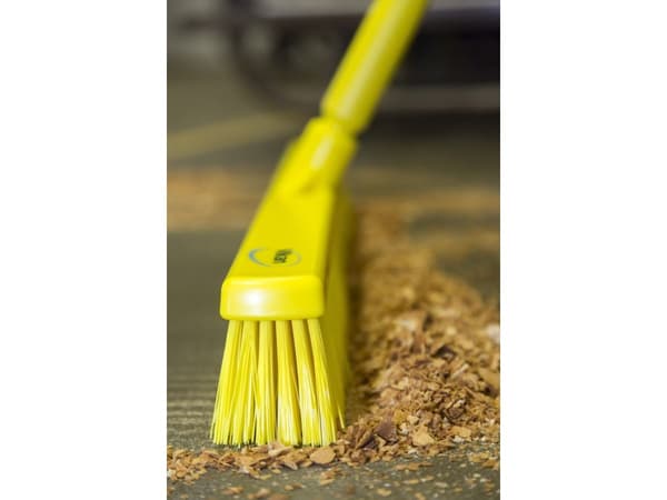 Børster og koste, Vikan Floor broom soft/stiff, hvidx410mm