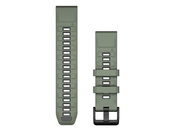 Garmin Garmin Ersatz armbånd QuickFit 22mm Silikon Weidengreen/Graphit
