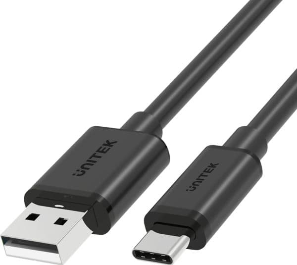 UNITEK C14068BK USB-kabel 2m USB A USB C