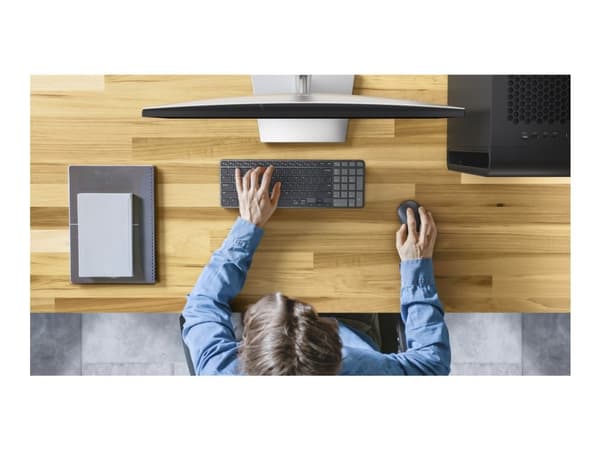 DELL Pro 7, Molempikätinen, Optinen, RF Wireless + Bluetooth, 6000 DPI, Musta