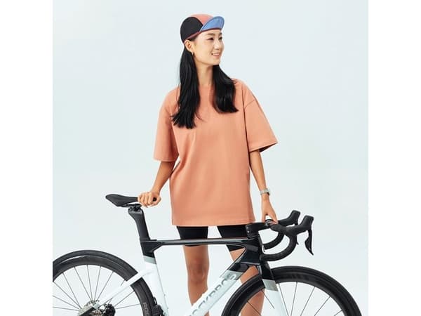 Rockbros Cycling Cap with Helmet Visor - Red