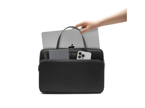 Tech-Protect bärväska för 13-14" laptop - svart