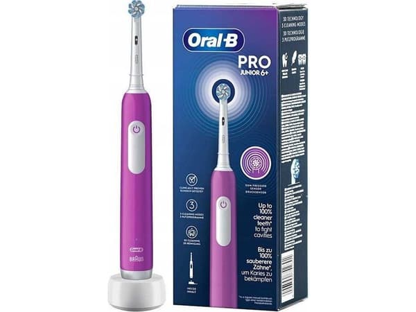 Oral-B PRO Junior 6+ Eltandborste för barn - lila