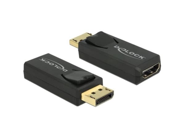 DeLOCK 65571, Displayport 1.2, HDMI, Musta