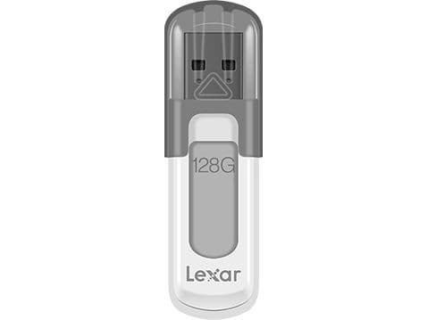 Lexar JumpDrive V100 - USB-flashstasjon - 128 GB - USB 3.0 - grå