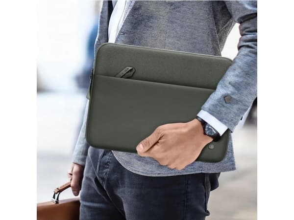 Tech-Protect sleeve-laptoptaske 13-14 - grønn