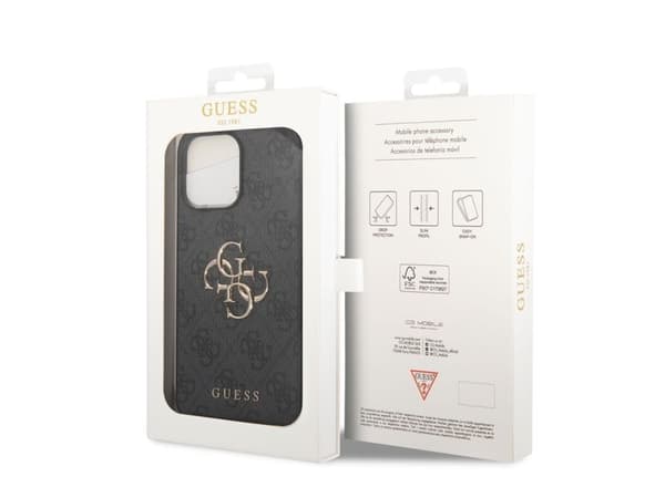 GUESS , Mobilskal, Apple, Apple iPhone 15 Pro, 15,5 cm (6.1"), Brun