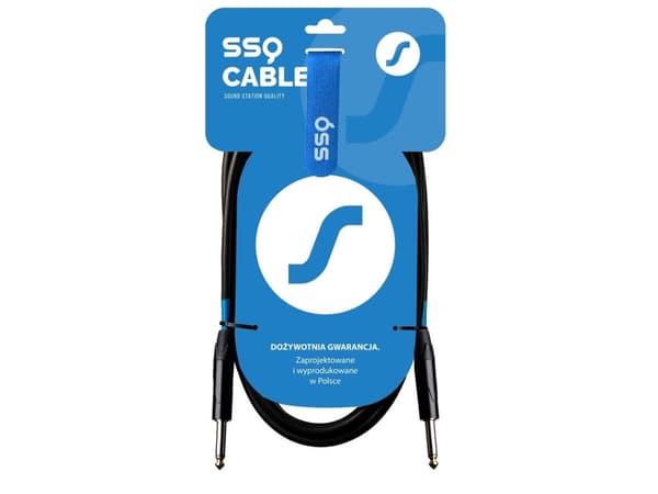 SSQ JMPJMP7 - Mono jack - mono jack kaapeli - 7 m, Sort