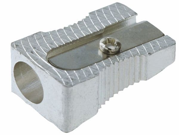 Blyanterspidser Aluminium Enkel Sølv