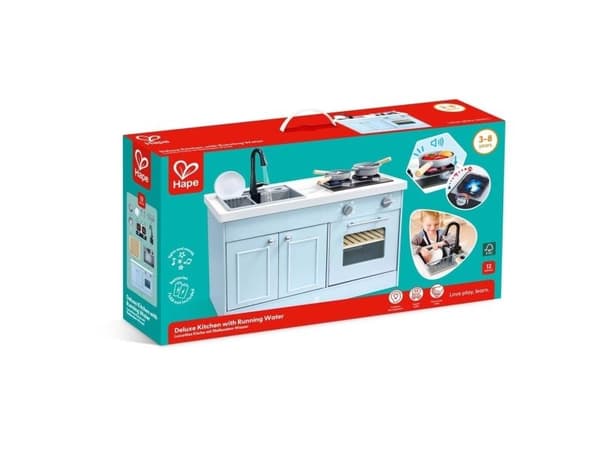 Hape Deluxe Kitchen med rinnande vatten