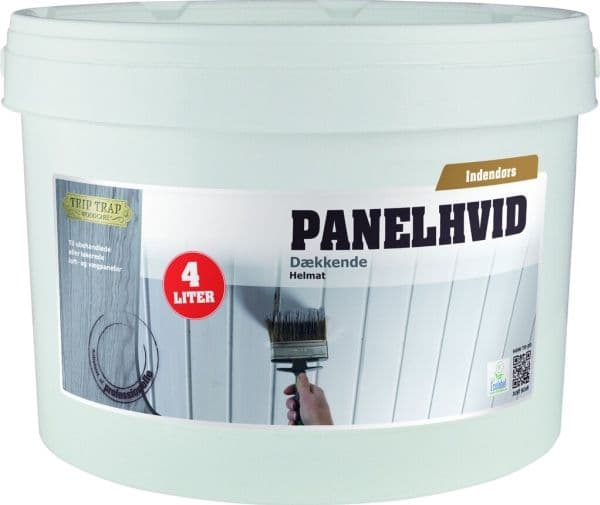 Trip Trap Panelhvid dækkende, hvid