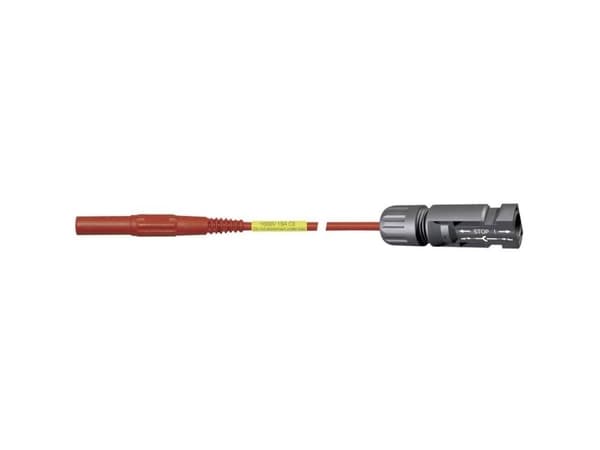 Stäubli PV-AMLS4/150, Testledning, Sort, MC, 1 mm², CAT III, PVC