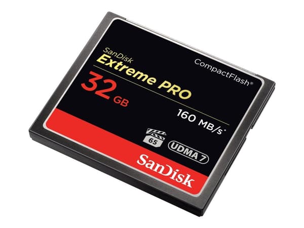SanDisk Extreme Pro - Flashminnekort - 32 GB - 1000x/1067x - CompactFlash