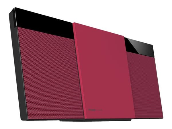 Panasonic SC-HC304, 2,5 kg, Punainen, HiFi CD-soitin