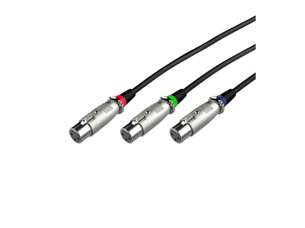 HyperX - Lydkabel - XLR hunn til XLR hann - 3.05 m - svart