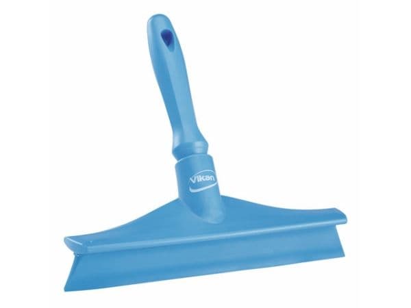 Skraber, Vikan Table squeegee w/mini handle, blå 245mmx50mm