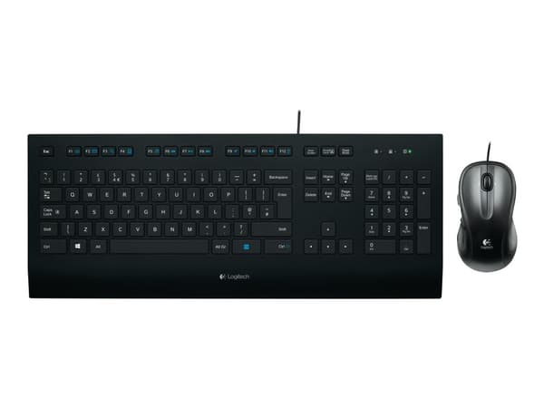 Logitech Corded K280e - Tangentbord - USB - fransk