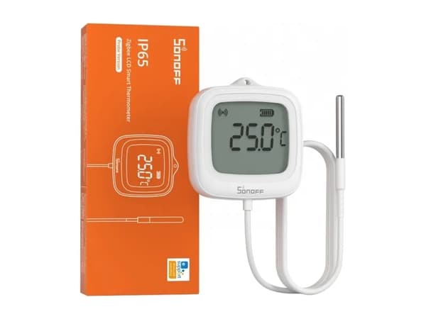 Sonoff ZigBee temperatursensor med LCD SNZB-02LD (med sonde)