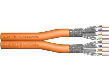 DIGITUS Professional - Bulkkabel - 100 m - SFTP, PiMF - CAT 7 - orange, RAL 2000