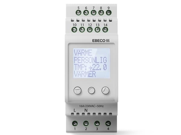 Eb-Therm 800, Digital Termostat til DIN montering