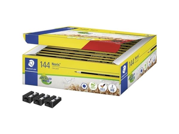 Noris blyertspenna kl. set HB - 100% PEFC