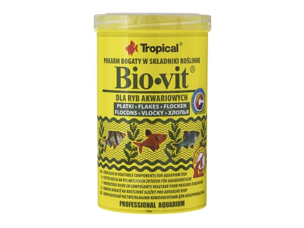 Tropical Bio-Vit växtfoder till fisk 1000 ml/200 g