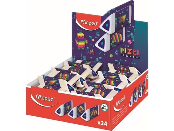 Maped 119523, Vit, Blå, 24 styck, PVC, Ftalat