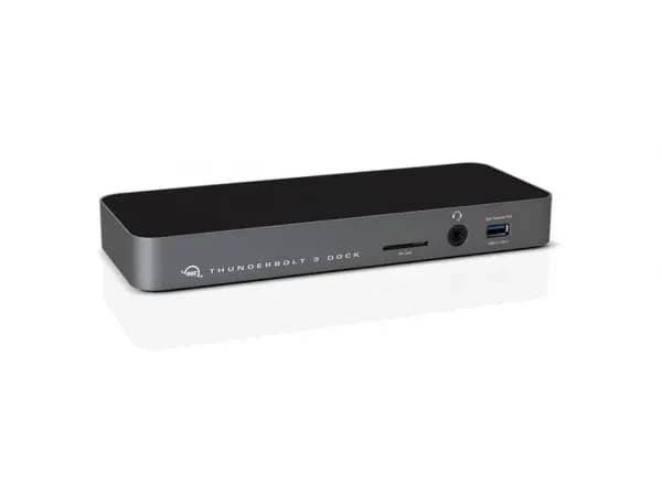 OWC Thunderbolt 3 Dock - Dokkingstasjon - Thunderbolt 3 - Mini DP - 1GbE - 85 watt