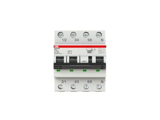 ABB DS203NC, Dvärgbrytare, Typ A, IP2X