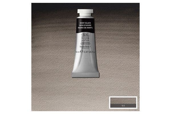 PROF WATER COLOUR 14ML Ivory Black 331