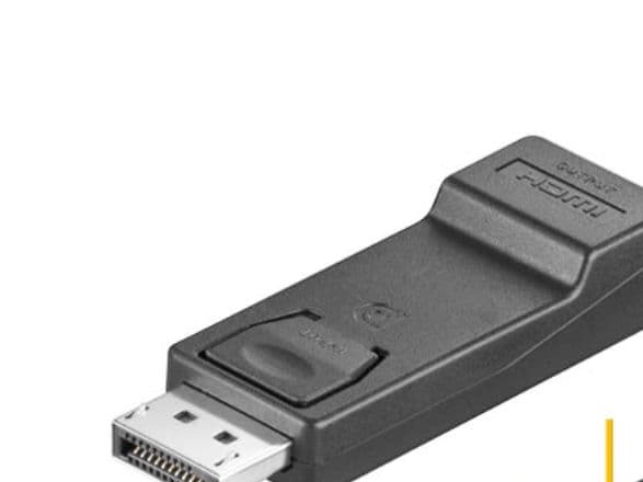 Goobay HDMI DisplayPort Adapter, DisplayPort, HDMI, Sort