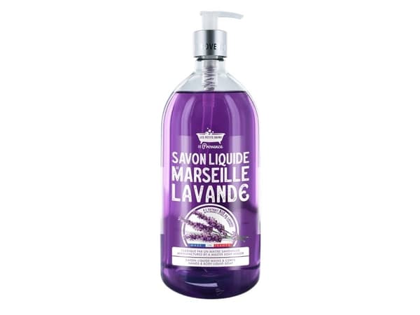 Les Petits Bains De Provence Marseille Soap Lavender 1L Liquid Soap