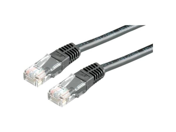 VALUE UTP Patch Cord Cat.6, black 2 m, U/UTP (UTP), Svart
