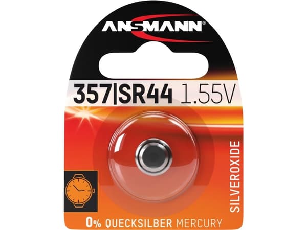 ANSMANN - Batteri SR44 - sølvoksid - 158 mAh