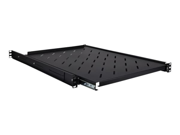 Inter-Tech SWAS-650/1000 - Rackgulvpanel - svart, RAL 9005 - 1U - 19"