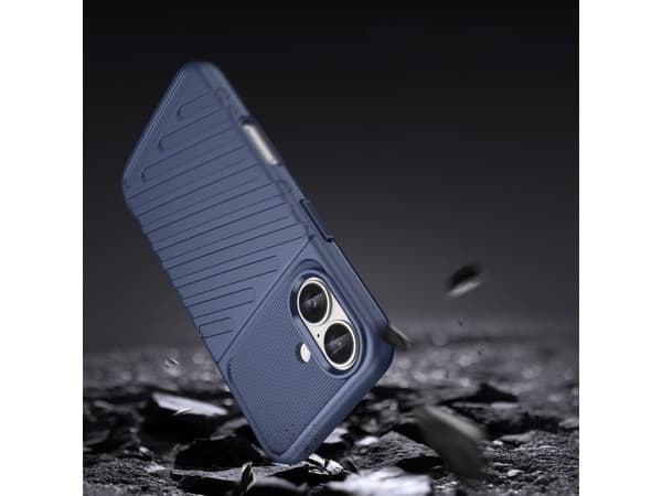 Thunder Case silikonskal för iPhone 16 Plus - blå