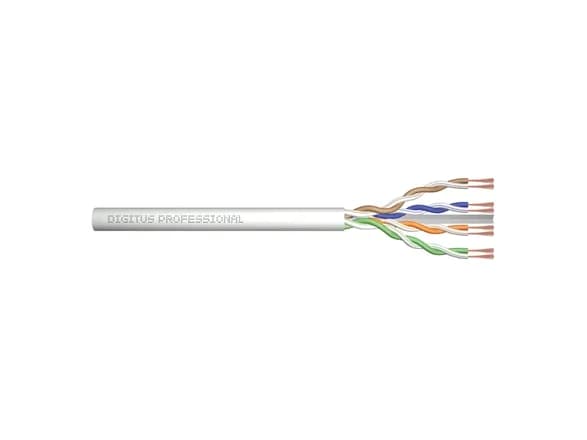 DIGITUS Professional - Samlet kabel - 100 m - UTP - CAT 6a - halogenfri - grå