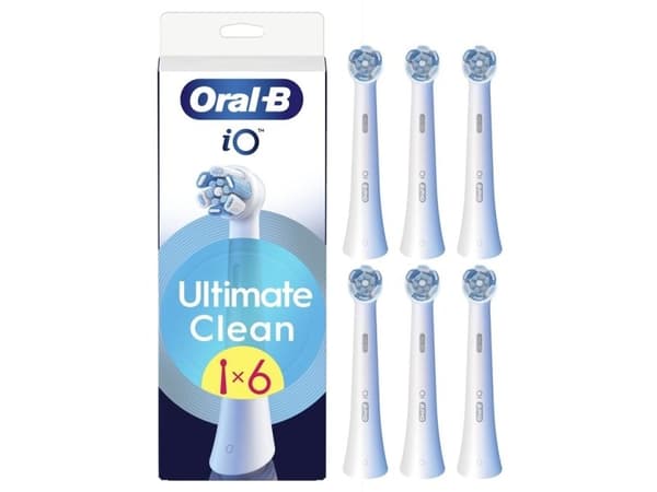 BRUSH HEAD IO 6PCS ORAL-B WHITE
