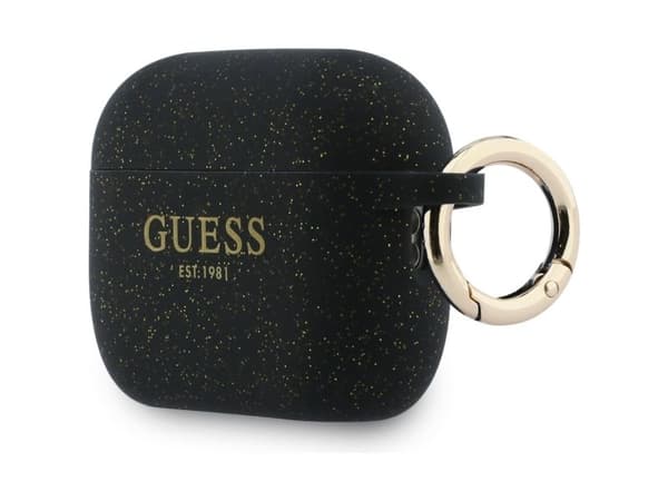 Guess silikon glitter ringdeksel til AirPods Pro 3 - svart