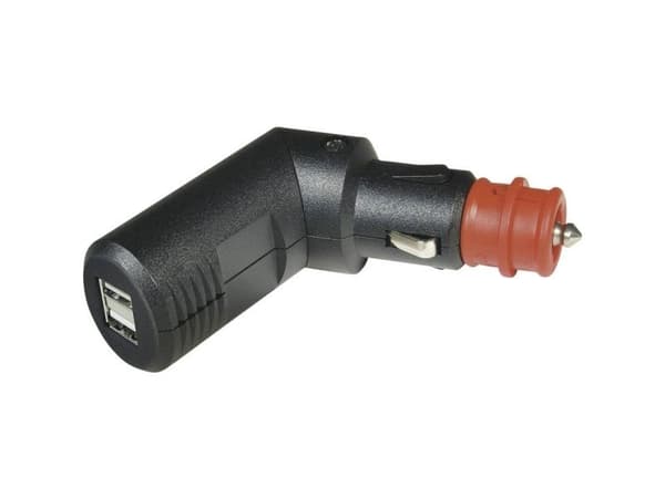 ProCar vridbar dubbel USB-laddare, max 5 A
