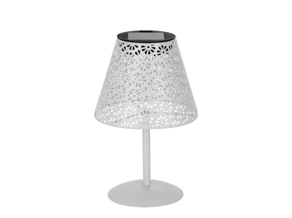 EGLO solcelle bordlampe hvit