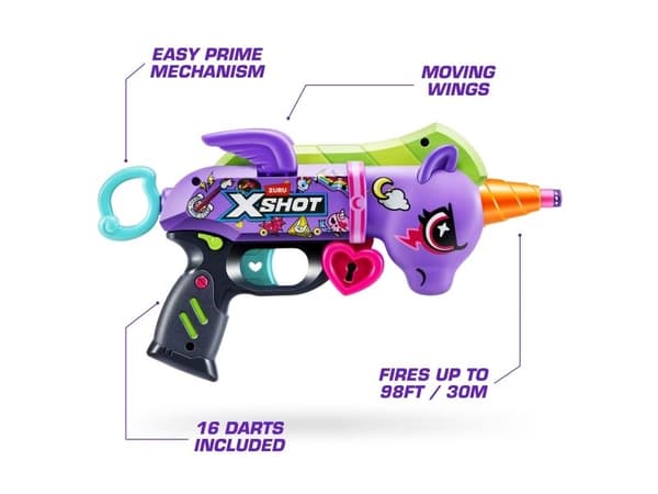 XShot Blastercorn Lilla Unicorn