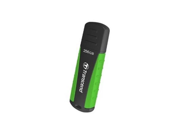 Transcend JetFlash 810 - USB flash-enhet - 256 GB - USB 3.1 Gen 1 - grön