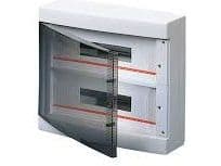 Gruppetavle 2x18 Modul Hvid med Låge, IP40