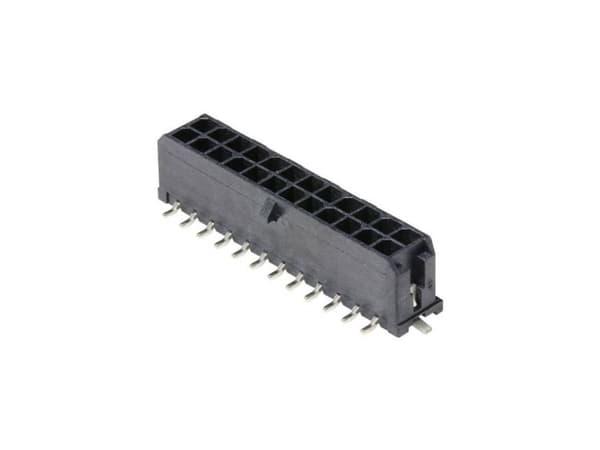 Molex insticksstiftlist (standard) totalt antal poler 24, stigning 3 mm